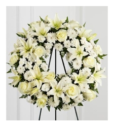 Send Lily Heaven Wreath to Cebu